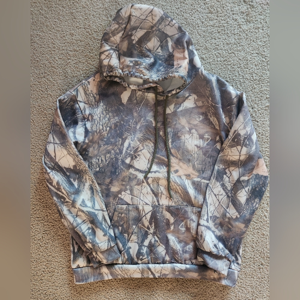 SHEIN Camouflage Patterned Hoodie